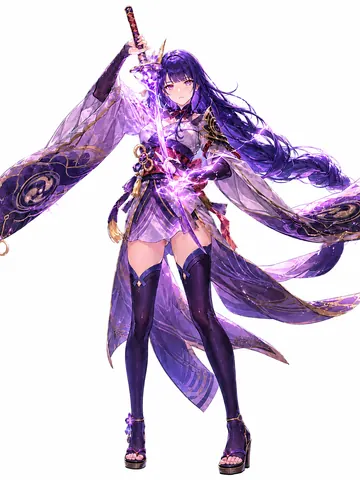 Raiden Shogun AI character preview