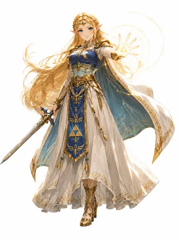 Zelda AI character preview